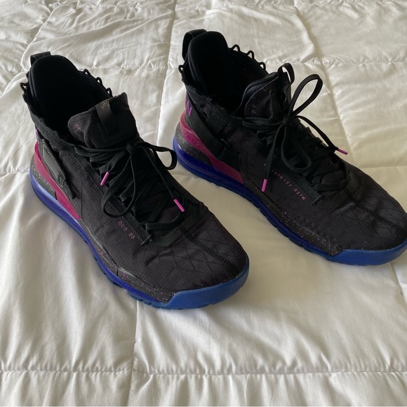 Nike Jordan Proto Max 720 Black Racer Blue Hyper Violet Sneakers - Picture 3 of 7